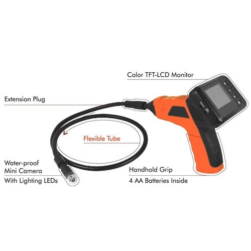 Mini Water Proof Inspection Camera with Color LCD Monitor - Click Image to Close